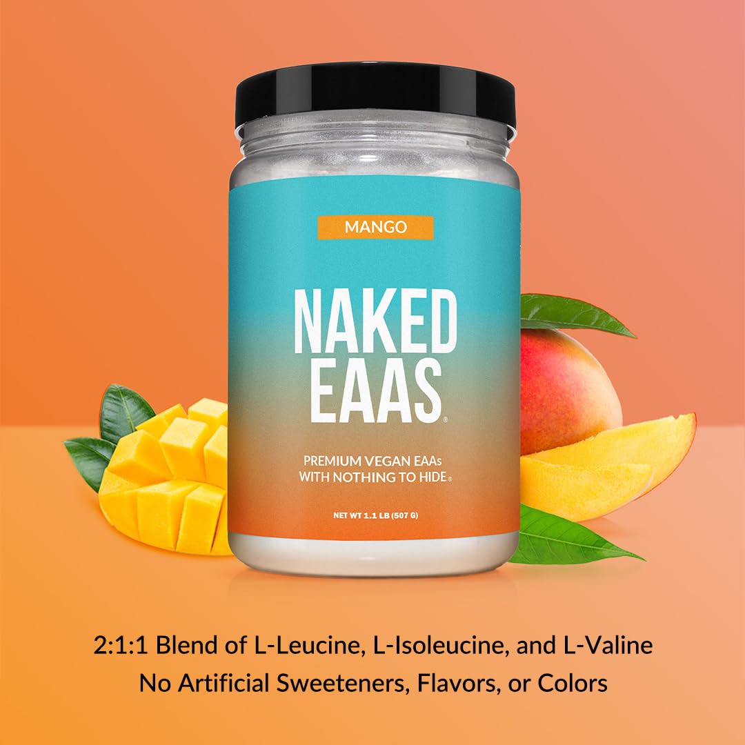 NAKED Essential Amino Acids Powder packaging side view