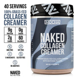 NAKED Mocha Collagen Creamer packaging details