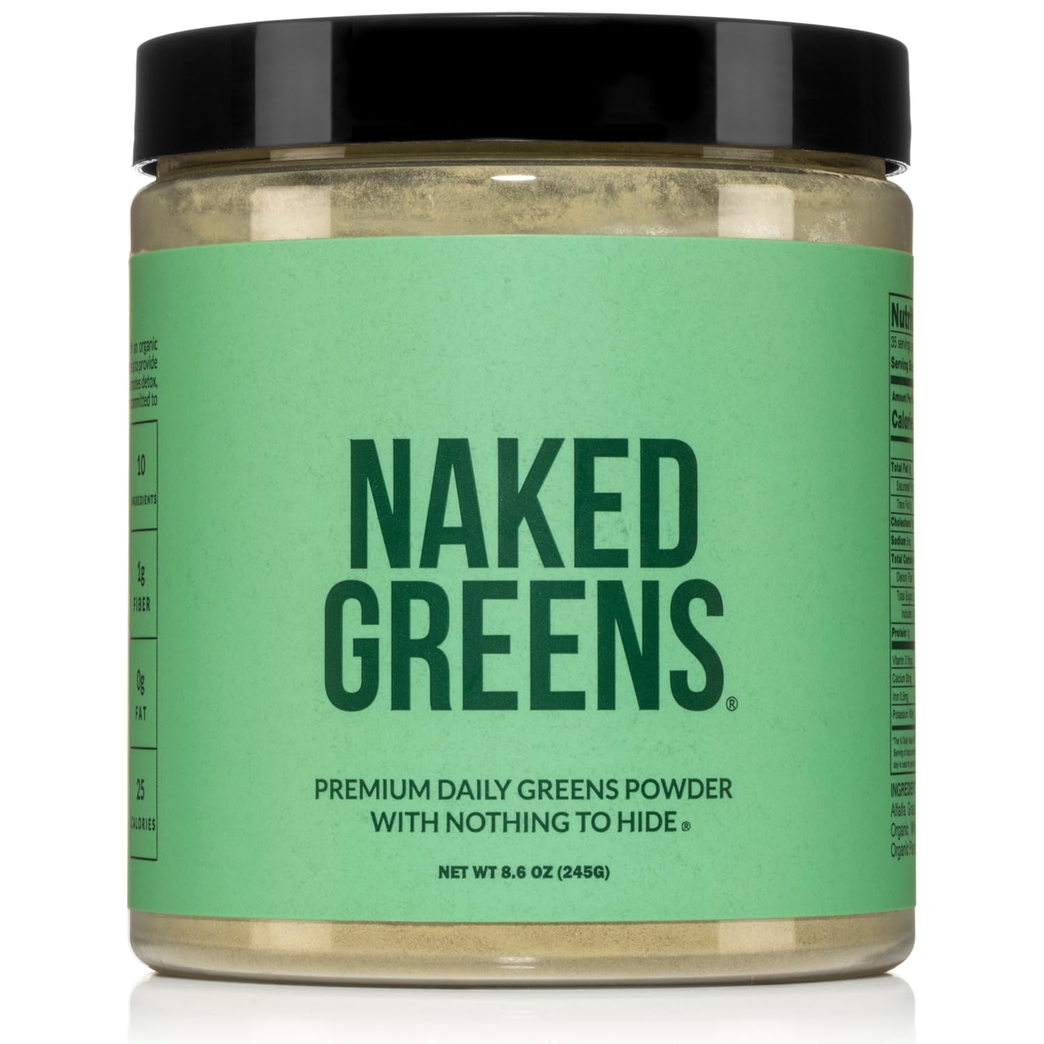 NAKED Naked Greens Organic Super Greens Powder front view