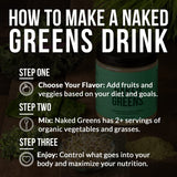 NAKED Naked Greens Organic Super Greens Powder nutritional information