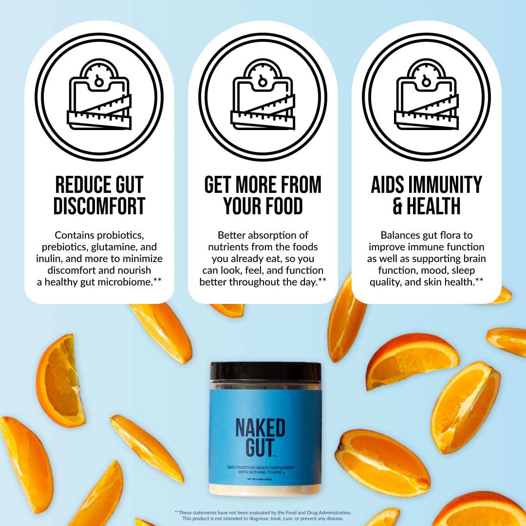 NAKED Naked Gut supplement with fruits and vegetables