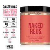 NAKED Naked Reds Superfood Powder scoop with fruit