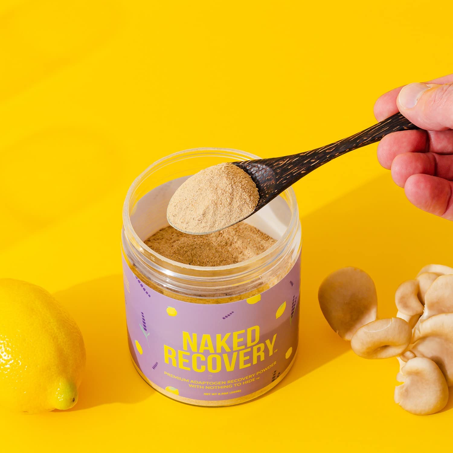 NAKED use Adaptogen Powder 240g mixed in water