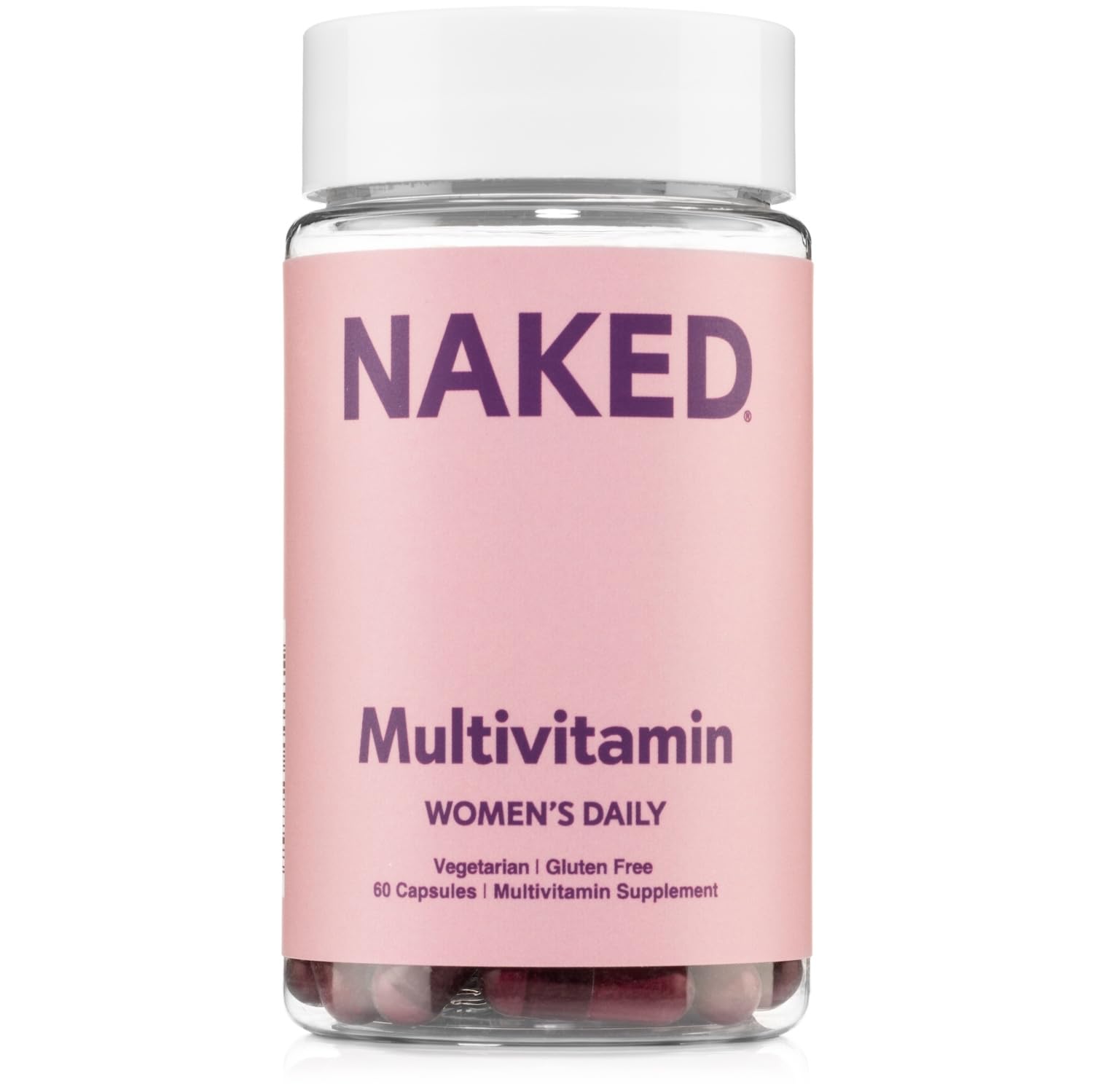 NAKED Women's Multivitamins 60 Capsules front view