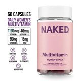 NAKED Women's Multivitamins 60 Capsules side view