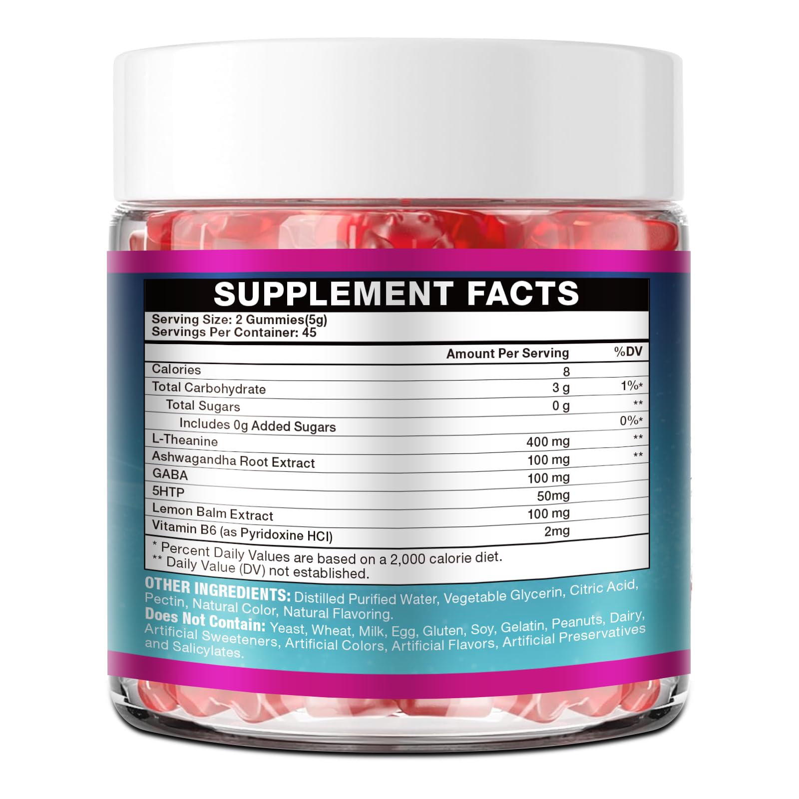Nalirfal L-Theanine Gummies in a lifestyle setting