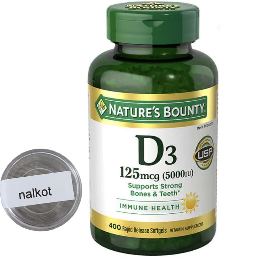 nalkot Vitamin D Supplement 82g side view