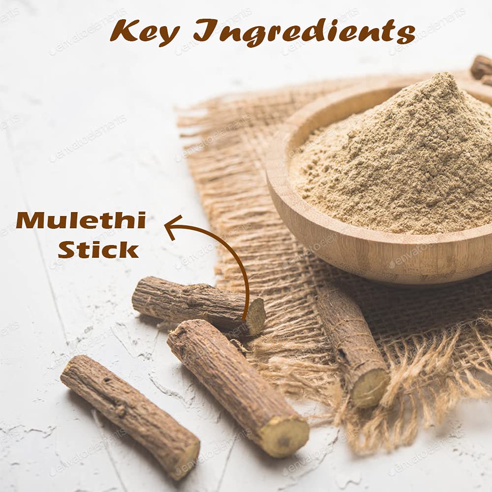 Namo Organics Licorice Root Mulethi Stick in a bowl
