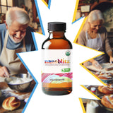 Nanoblitz Liquid Sunflower Lecithin 150g in a kitchen setting with baking ingredients