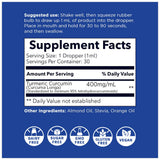 Nanoceutical Solutions Nano Turmeric Curcumin Liquid 400mg dropper