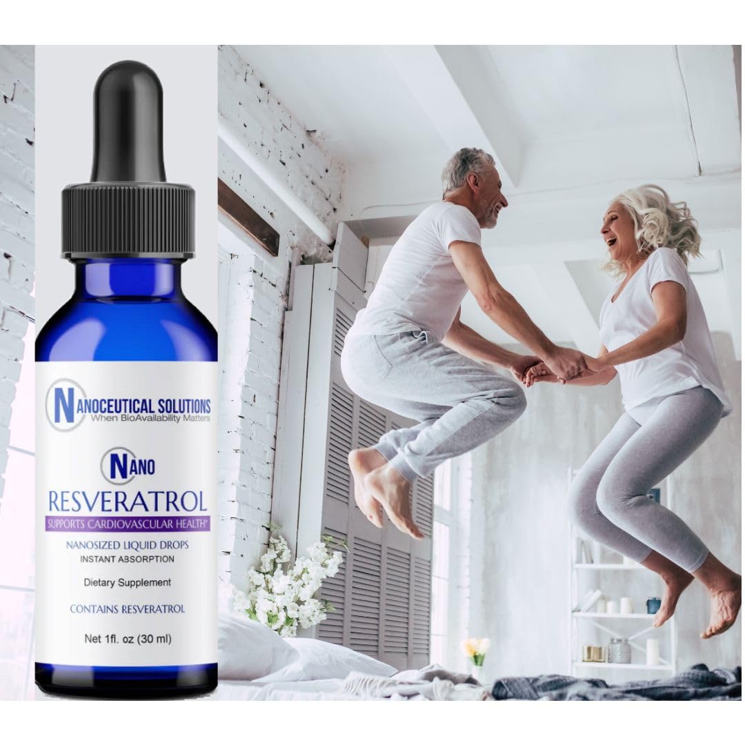 Nanoceutical Solutions Resveratrol Liquid Supplement 100mg measurement dropper