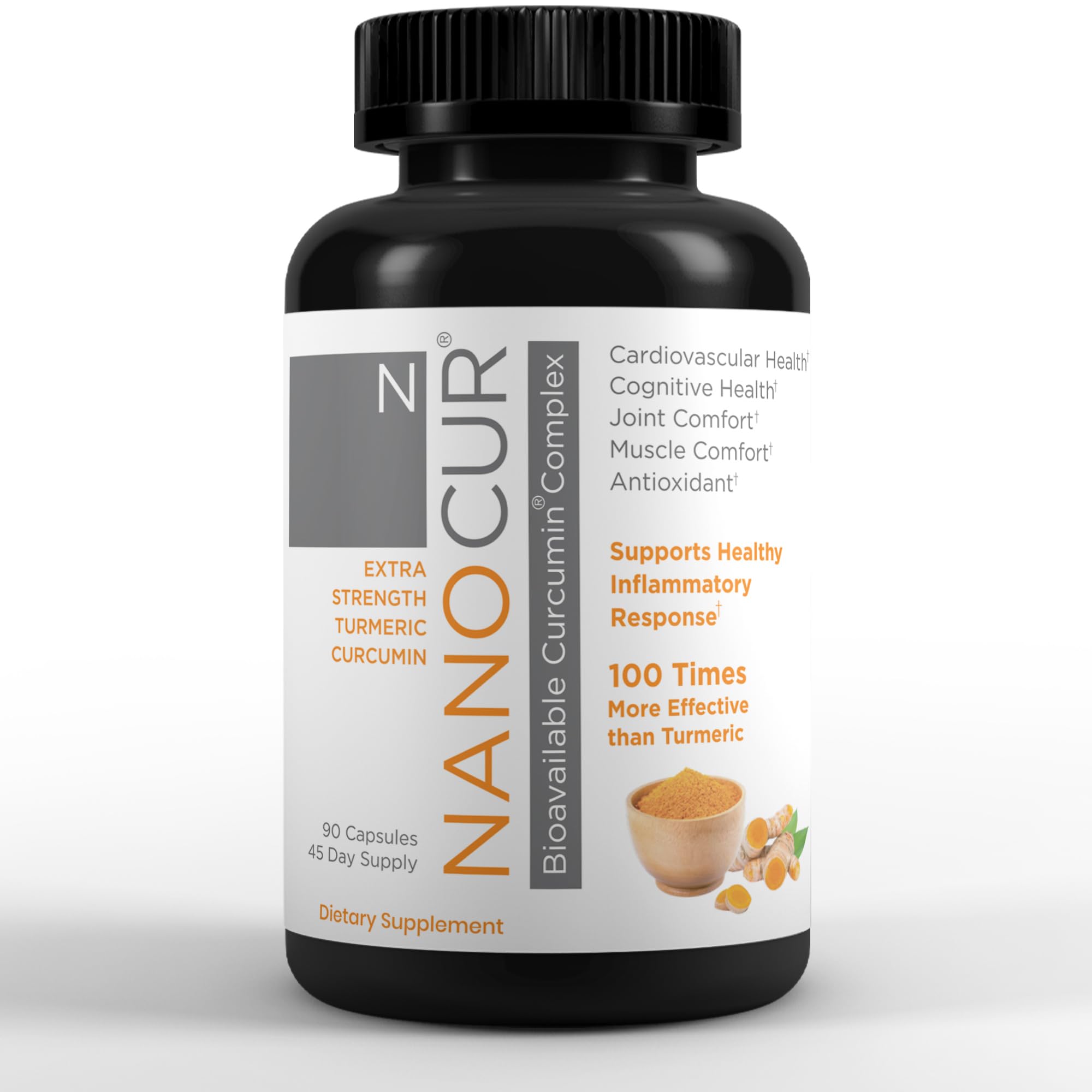Nanocur Curcumin Supplement 100g front view