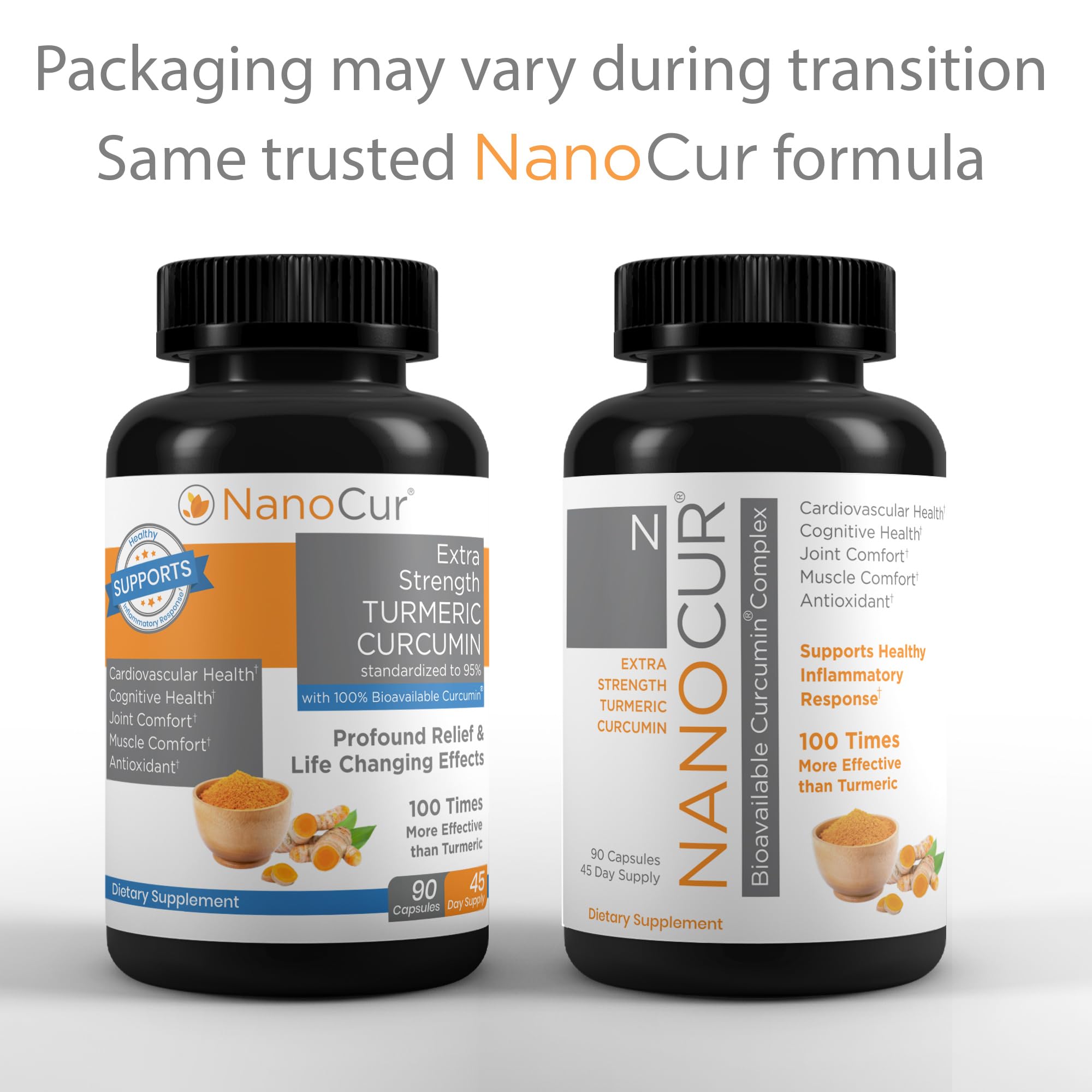 Nanocur Curcumin Supplement 100g side view