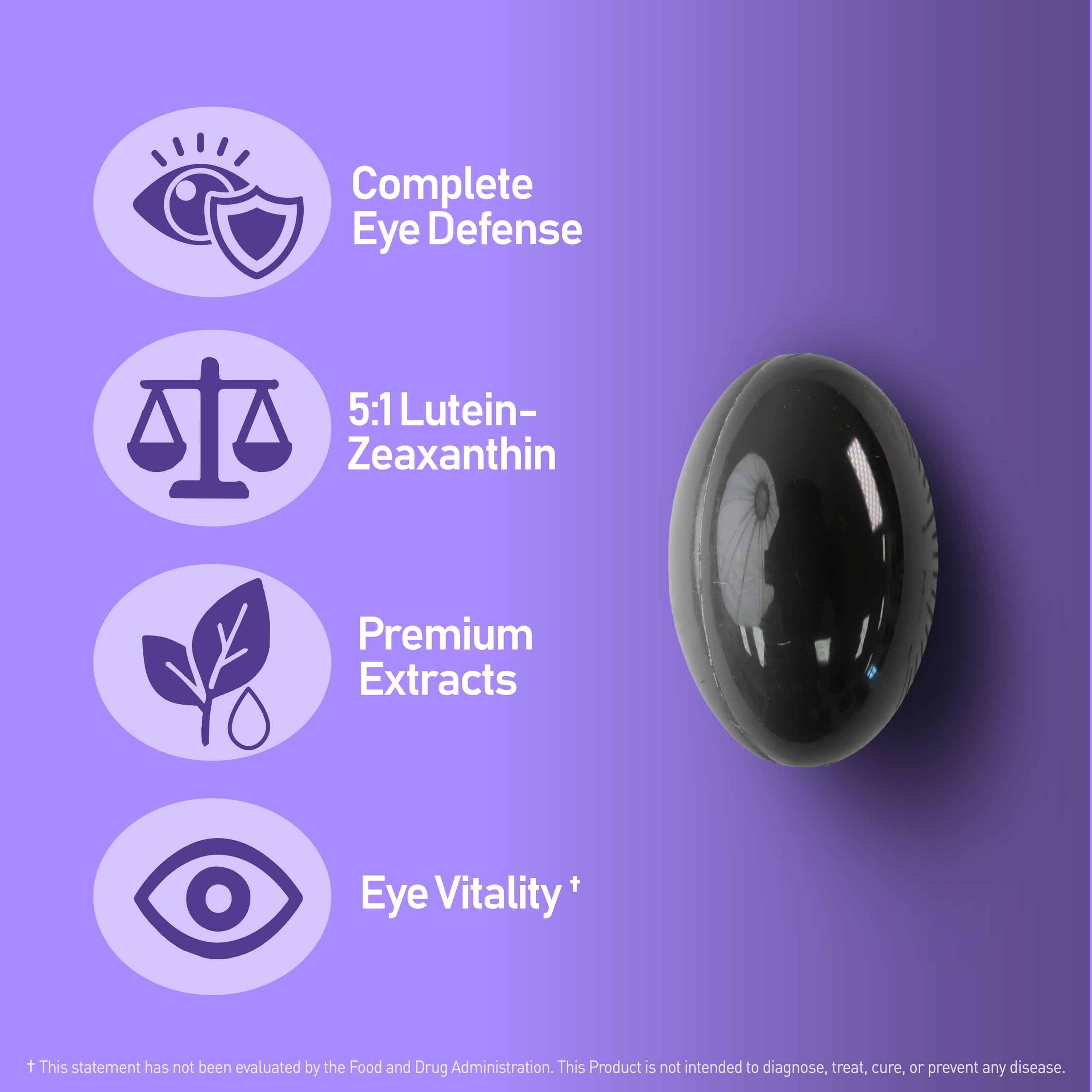 NANOWELL Lutein Supplement ingredients list