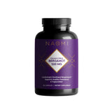 NAOMI BergAmore Citrus Bergamot 500mg supplement bottle front view