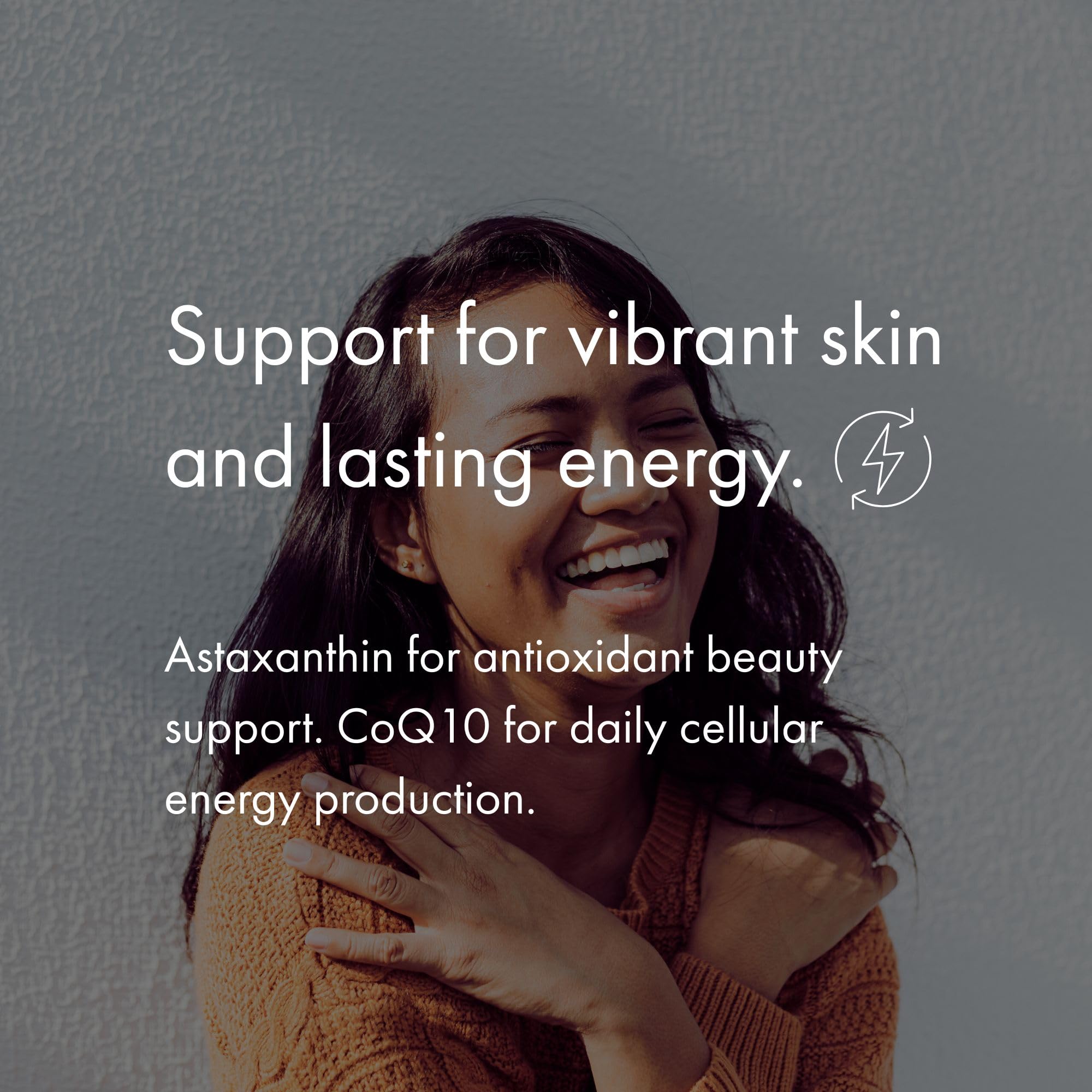NAOMI CoQ10 + Zanthin softgel with dosage information