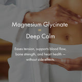 NAOMI Magnesium Supplement 360mg in a close-up shot of capsules