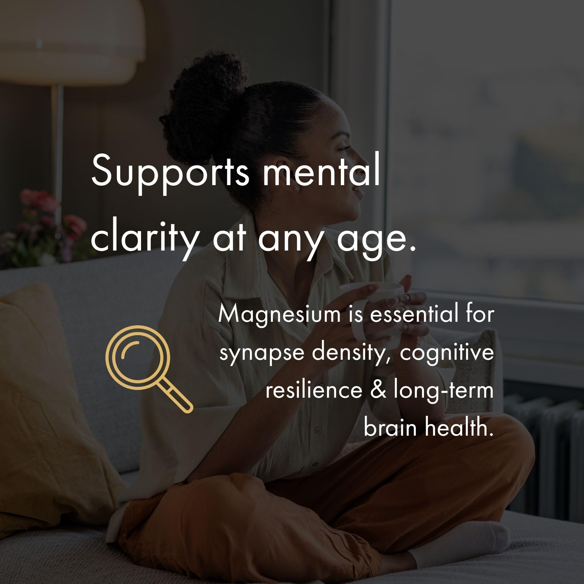 NAOMI Magtein 2000mg magnesium L-threonate capsules with measuring spoon