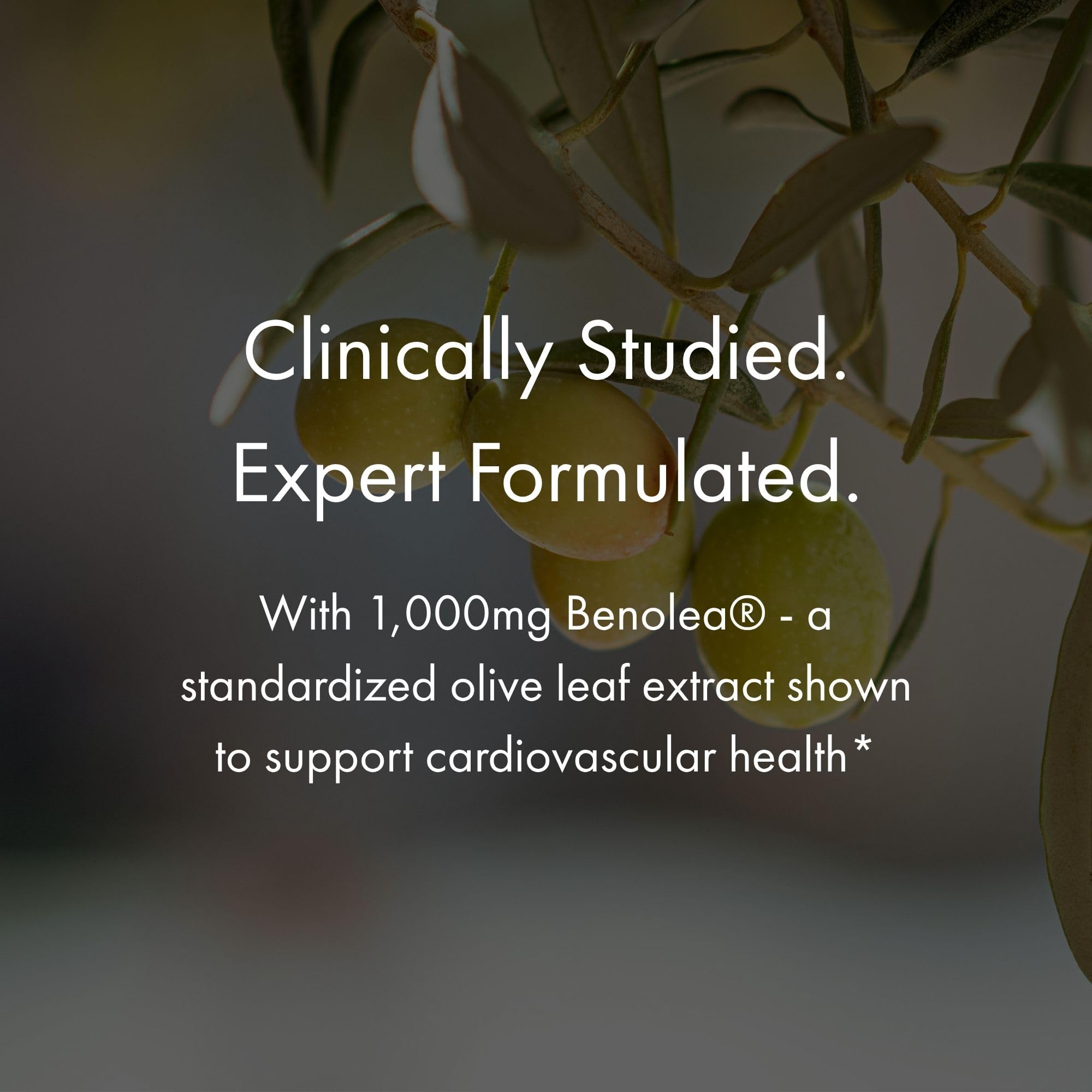 NAOMI Olive Leaf Extract with Vitamin K2 capsules on a wooden table