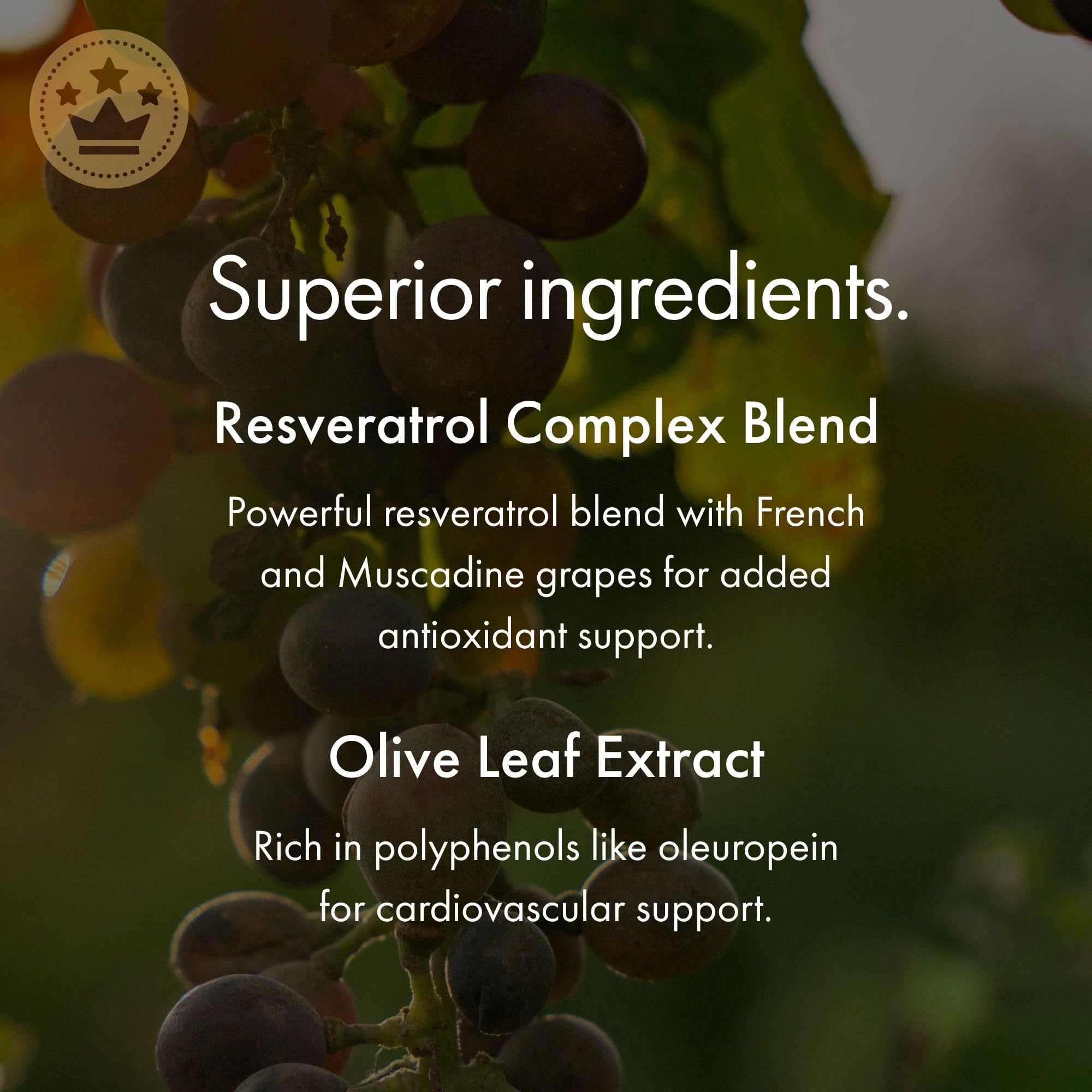 NAOMI Resveratrol Capsules with a glass of water