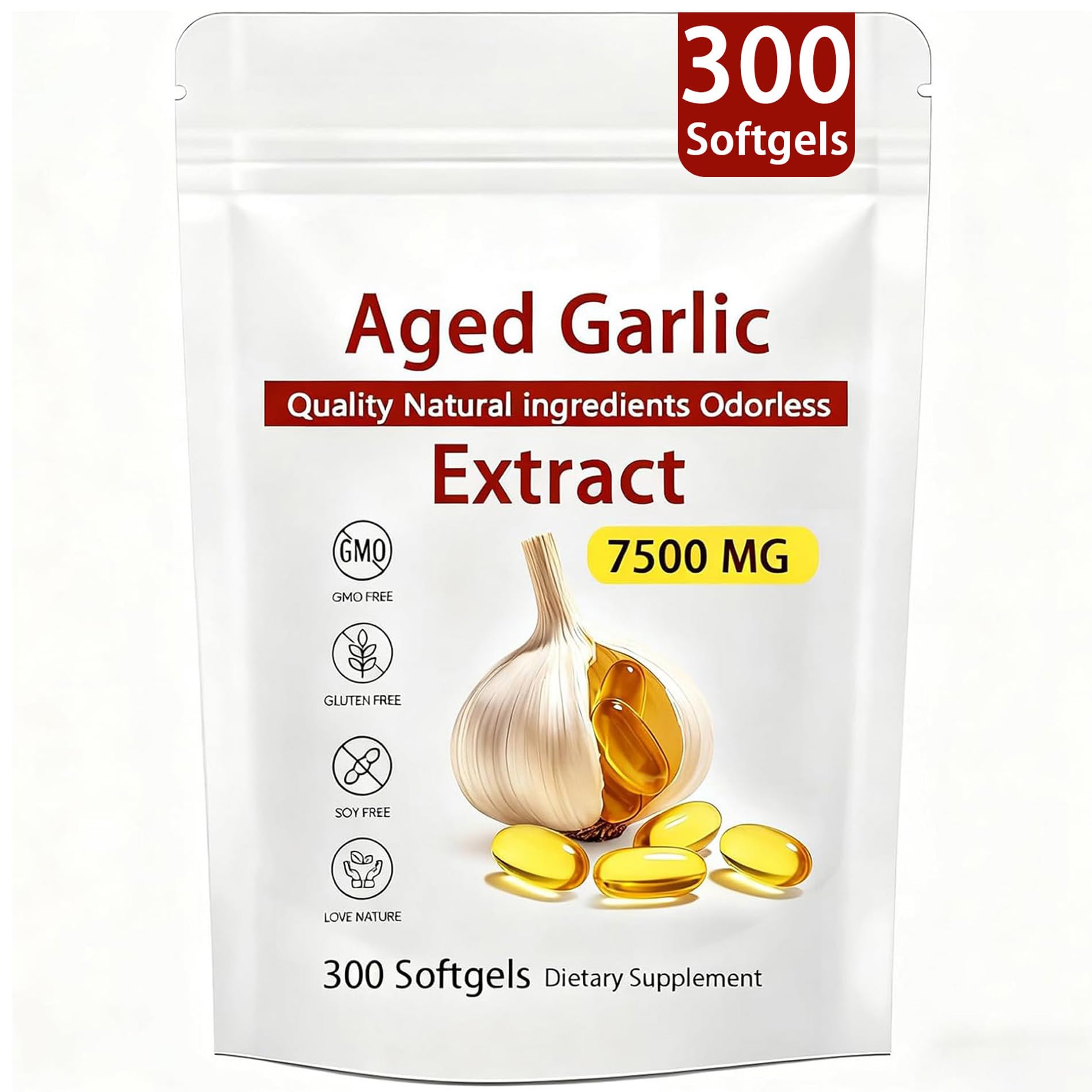 NAPEXIX Garlic Softgels in a lifestyle setting