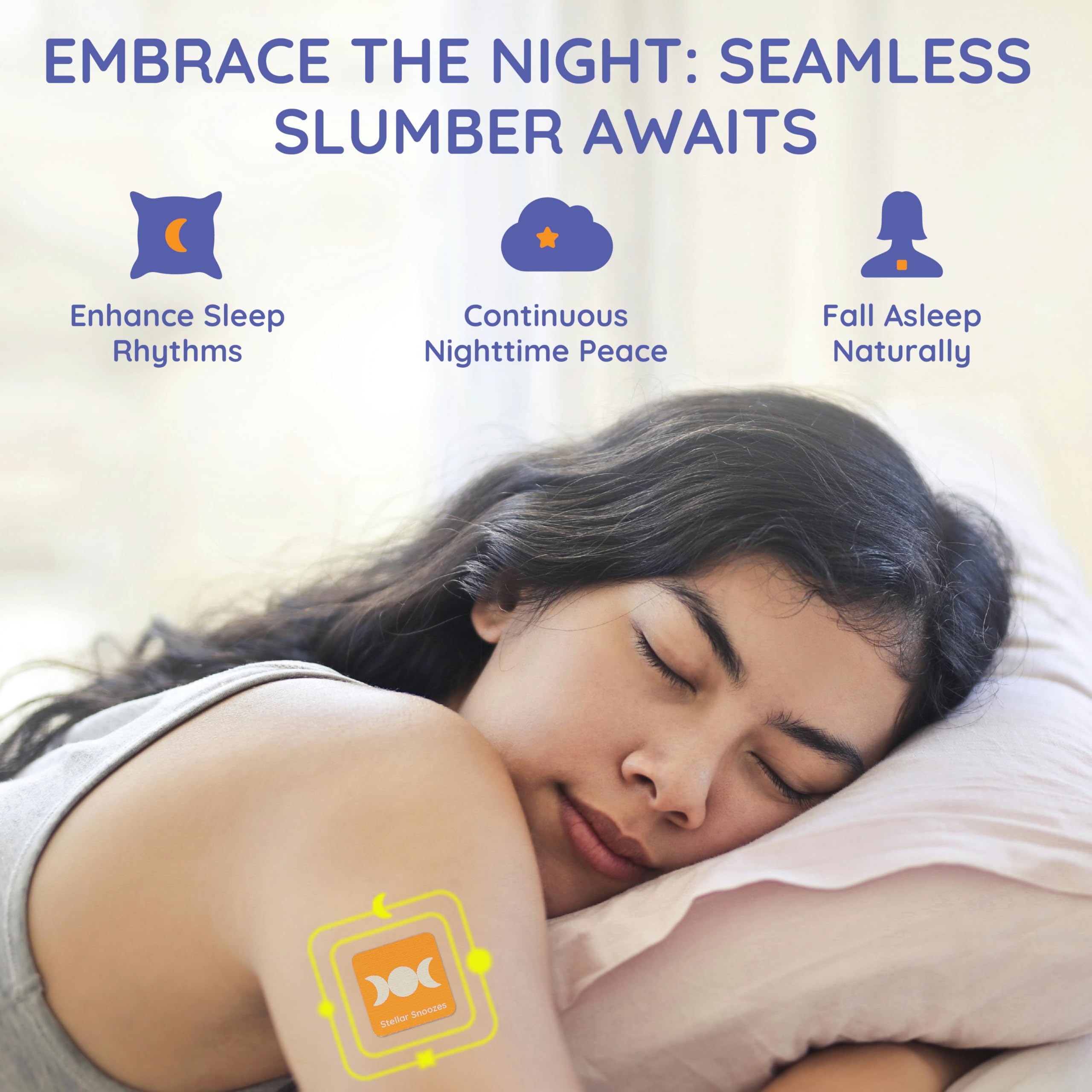 Naptuno Lunar Lavender Sleep Patches with Galaxy Jasmine aroma sticker