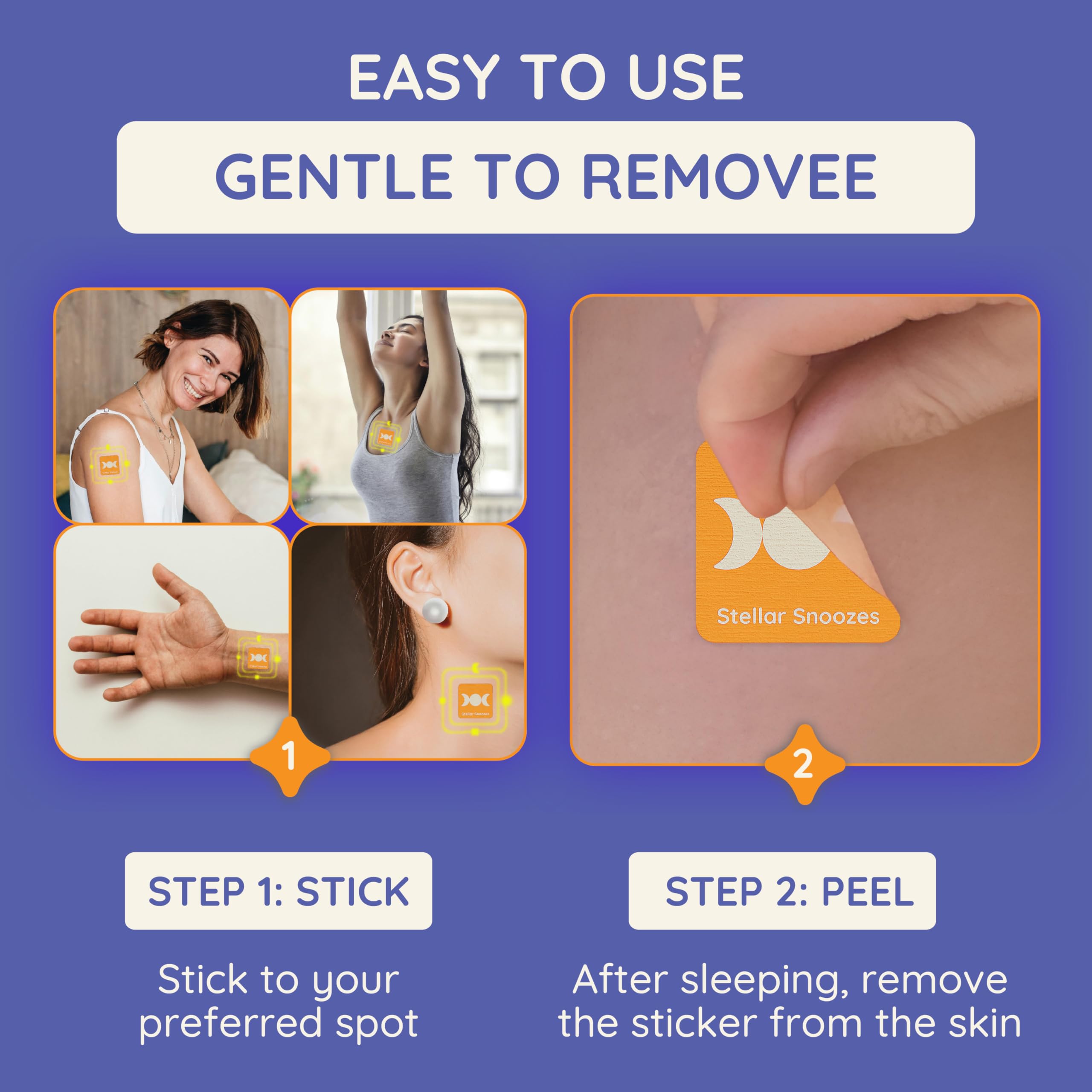 Naptuno Lunar Lavender Sleep Patches with Sandalwood aroma sticker