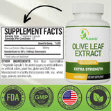 Naravis Olive Leaf Extract capsules side view