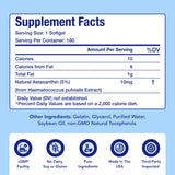 NasaBeahava Astaxanthin Supplement ingredients list