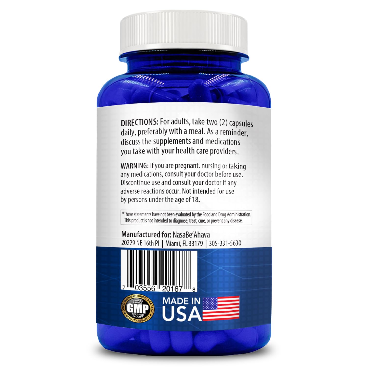 NasaBeahava CoQ10 400mg Capsules with a few capsules scattered