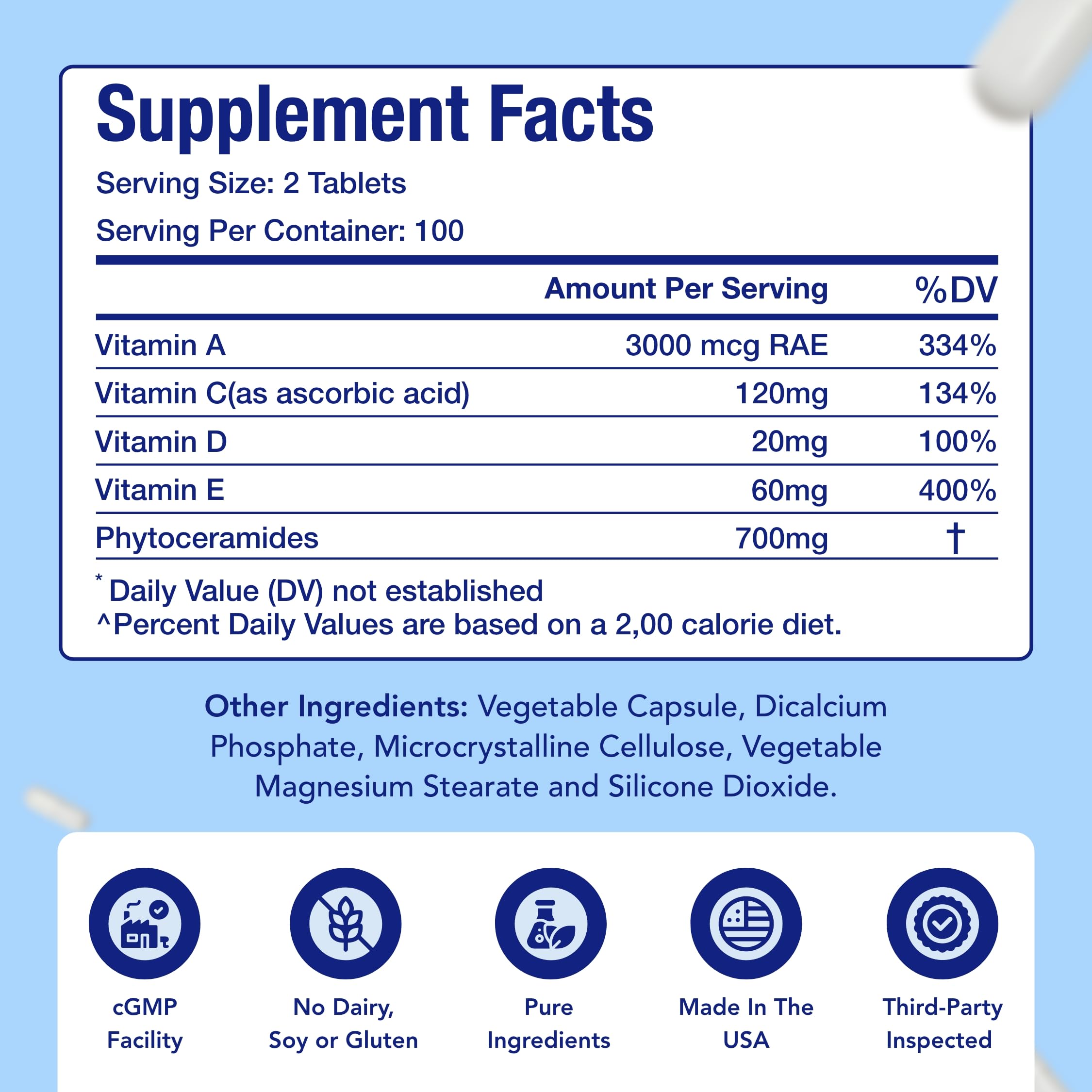NasaBeahava SAM-e Supplement 60 Capsules packaging