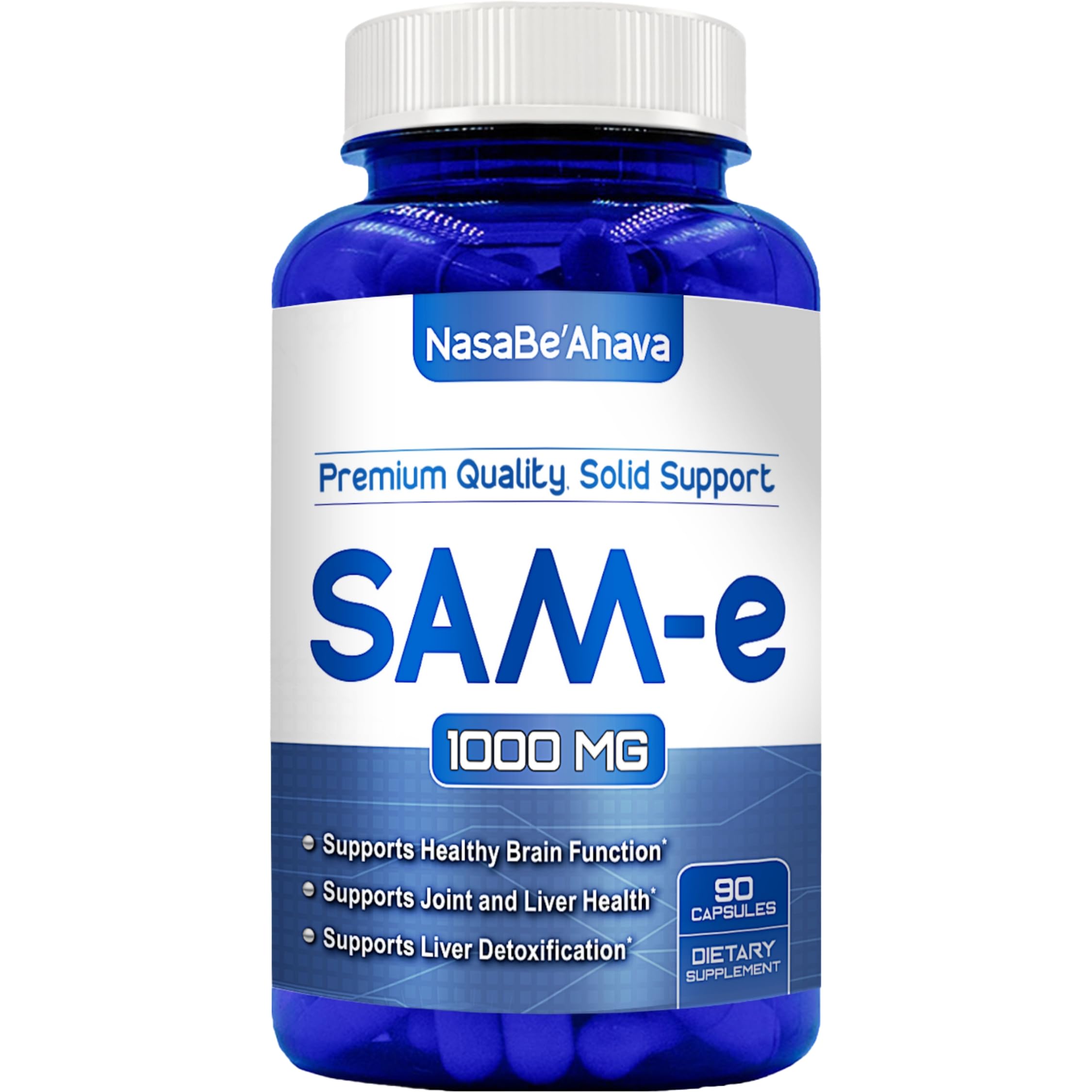 NasaBeahava SAM-e Supplement 91g front view