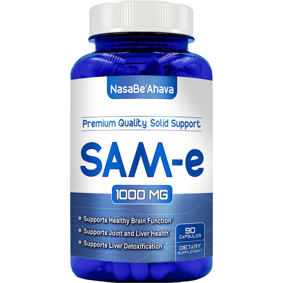 NasaBeahava SAM-e Supplement 91g front view