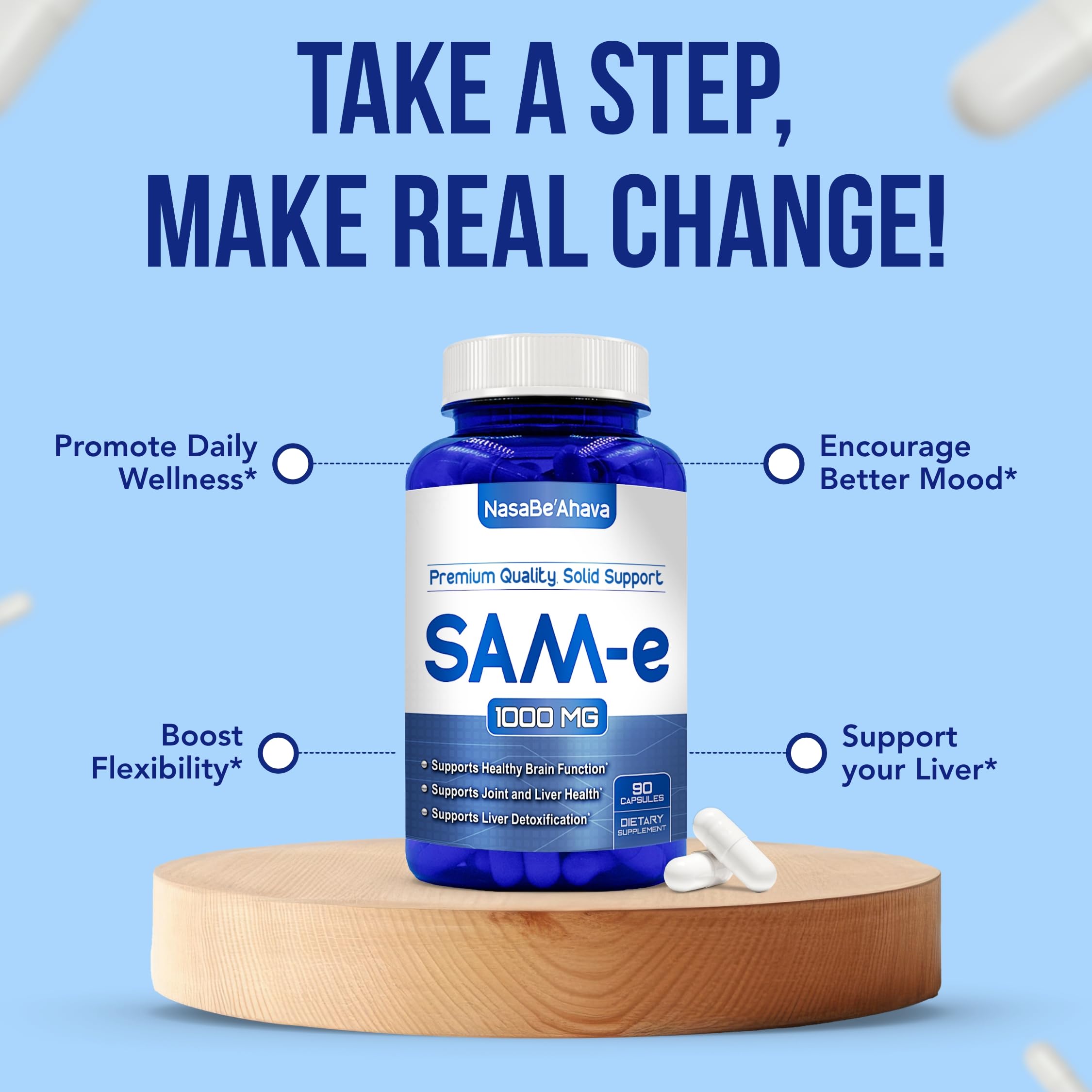 NasaBeahava SAM-e Supplement 91g packaging