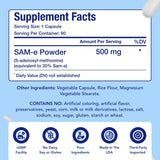 NasaBeahava SAM-e Supplement capsules on a wooden table