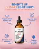 NaSeny L-Lysine Liquid Drops bottle with dropper