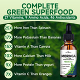 NaSeny Moringa Oleifera Drops bottle back view