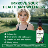 NaSeny Moringa Oleifera Drops serving suggestion