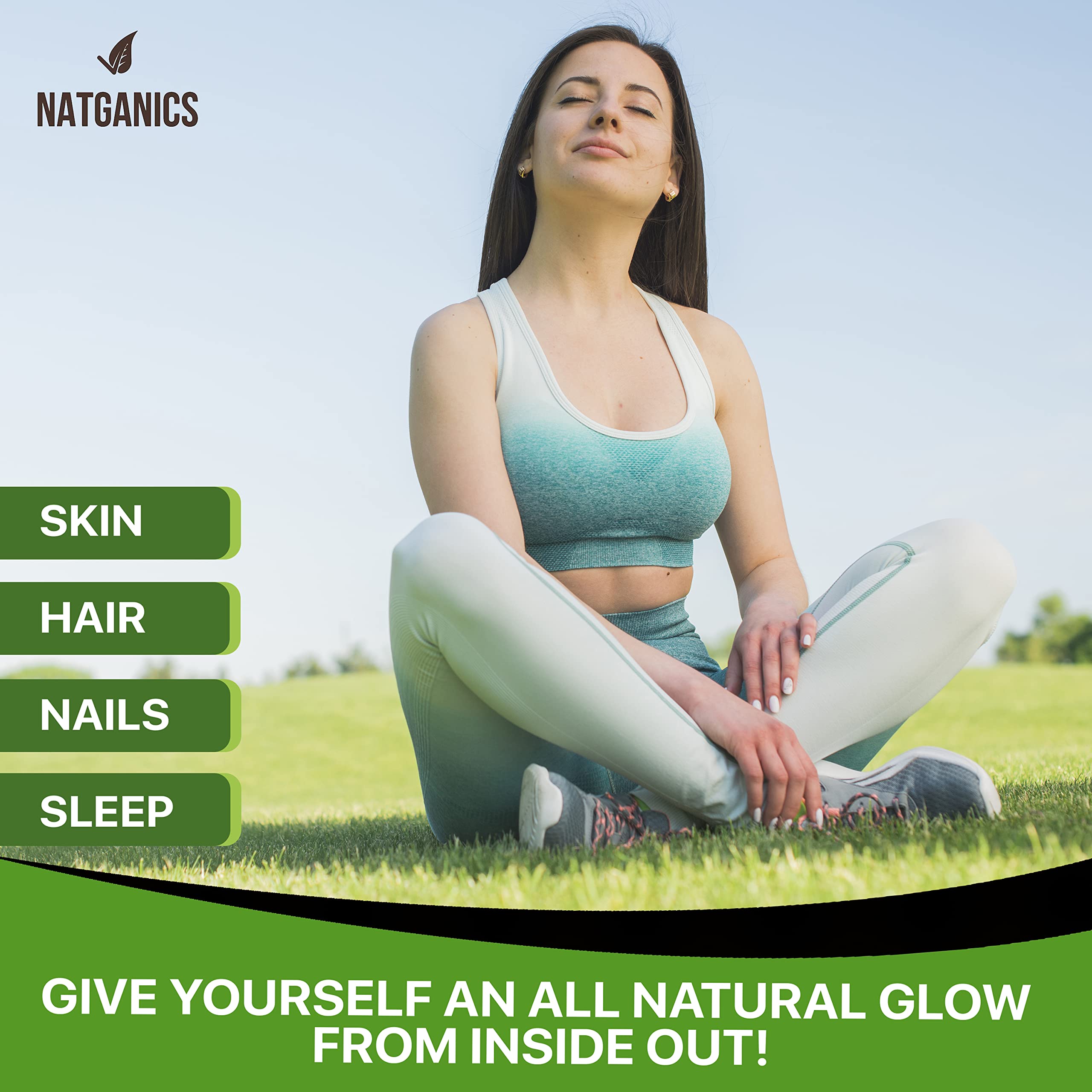 Natganics Hemp Oil 3500 mg mint flavour back view with label