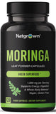 Natgrown Organic Moringa Capsules 1,000 mg front view