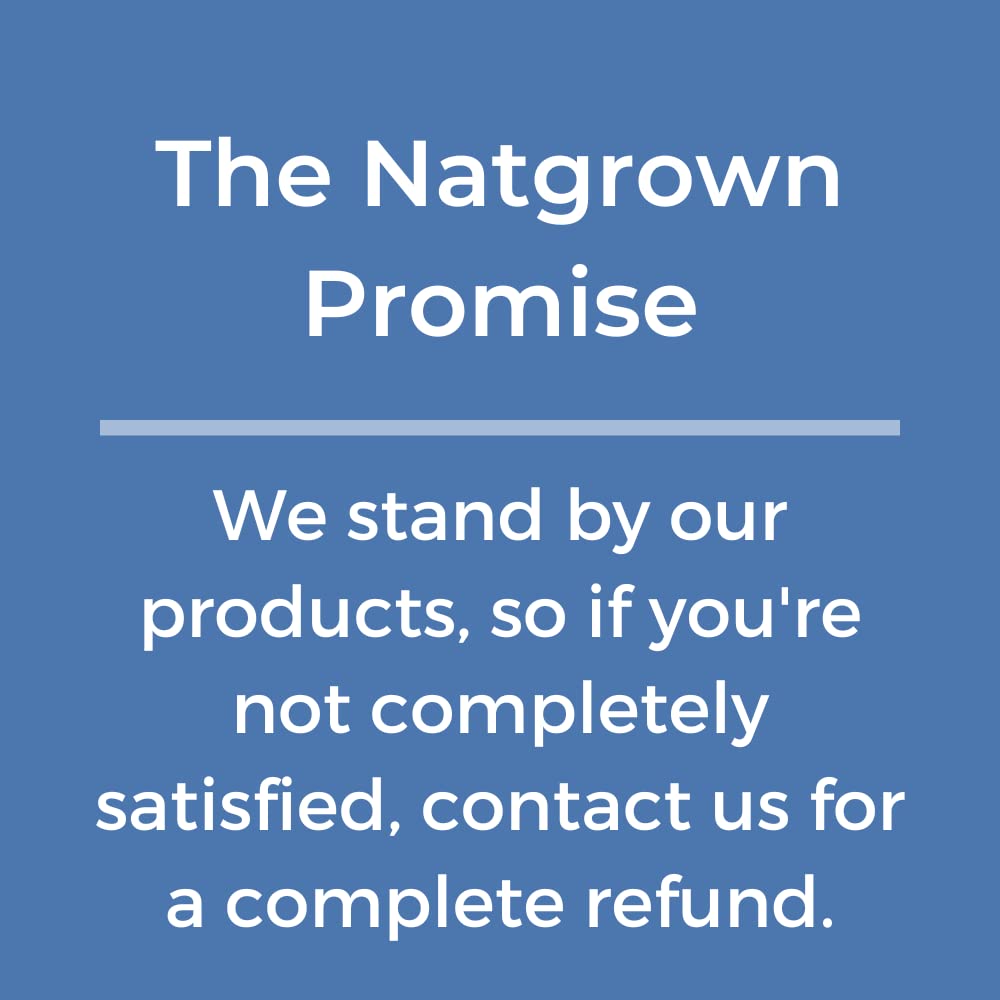 Natgrown Palmitoylethanolamide PEA Supplement 600 mg packaging details