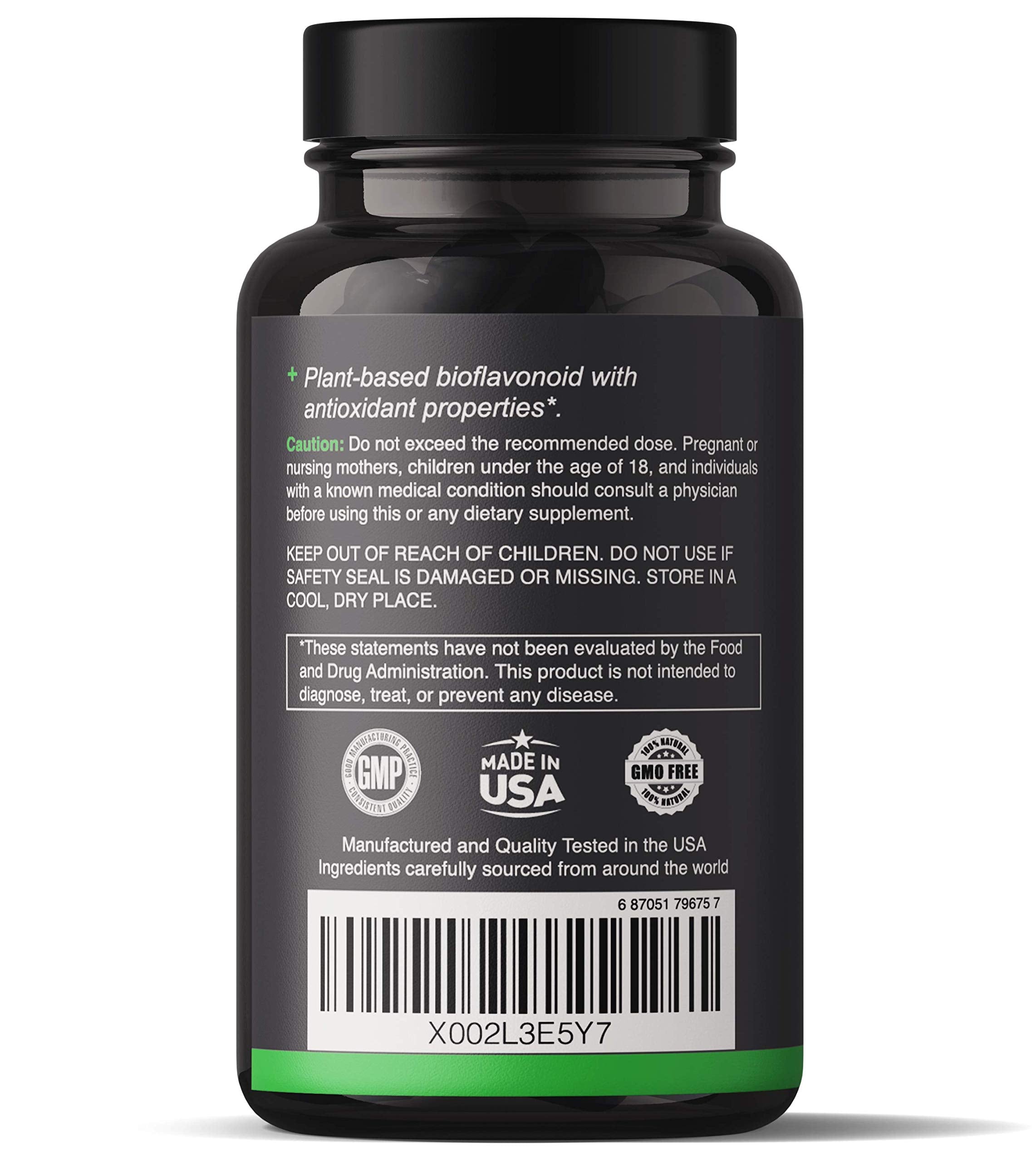 Natgrown Quercetin 500mg with Bromelain Supplement Complex capsules