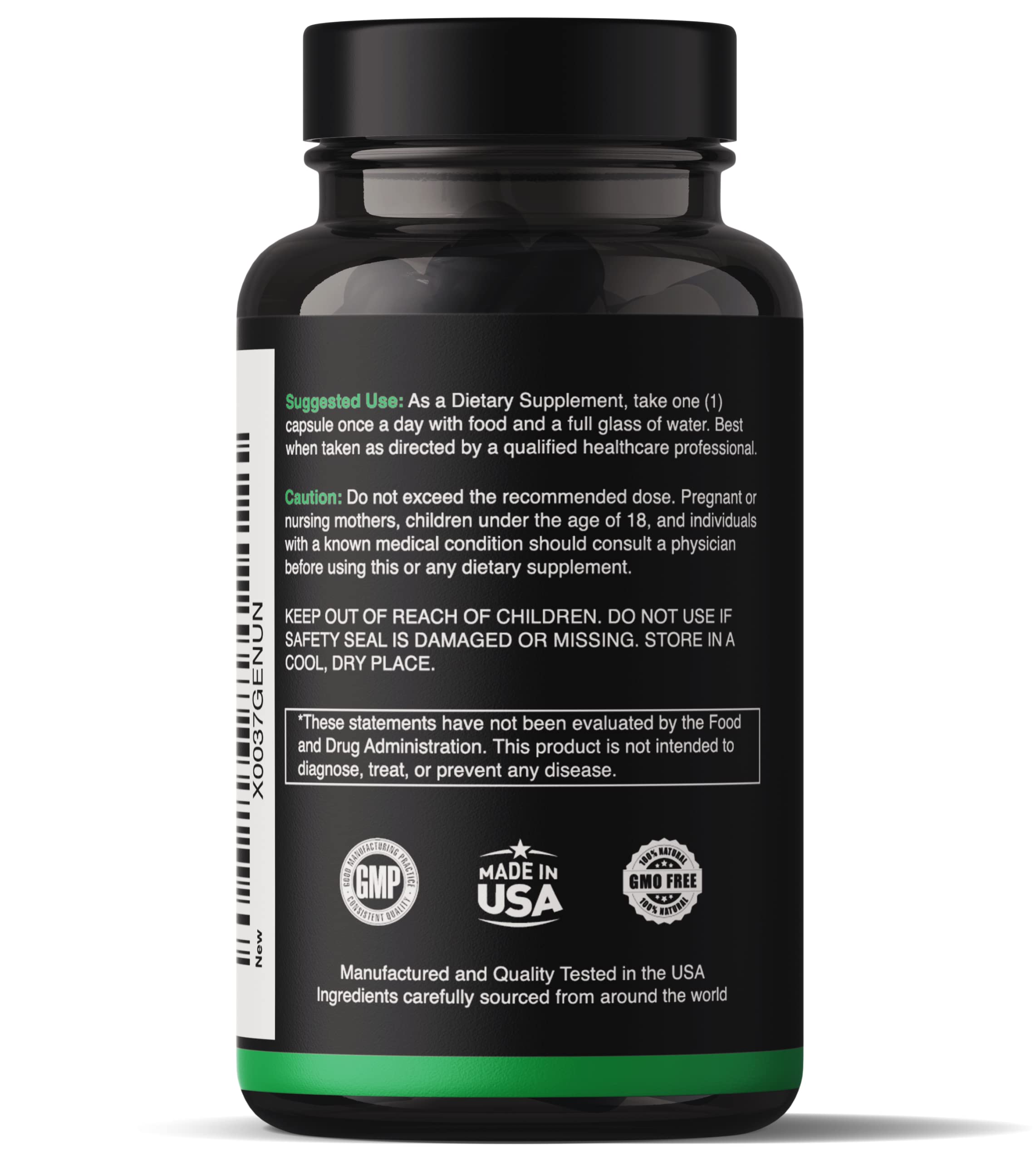 Natgrown Saw Palmetto Supplement 100g capsule close-up