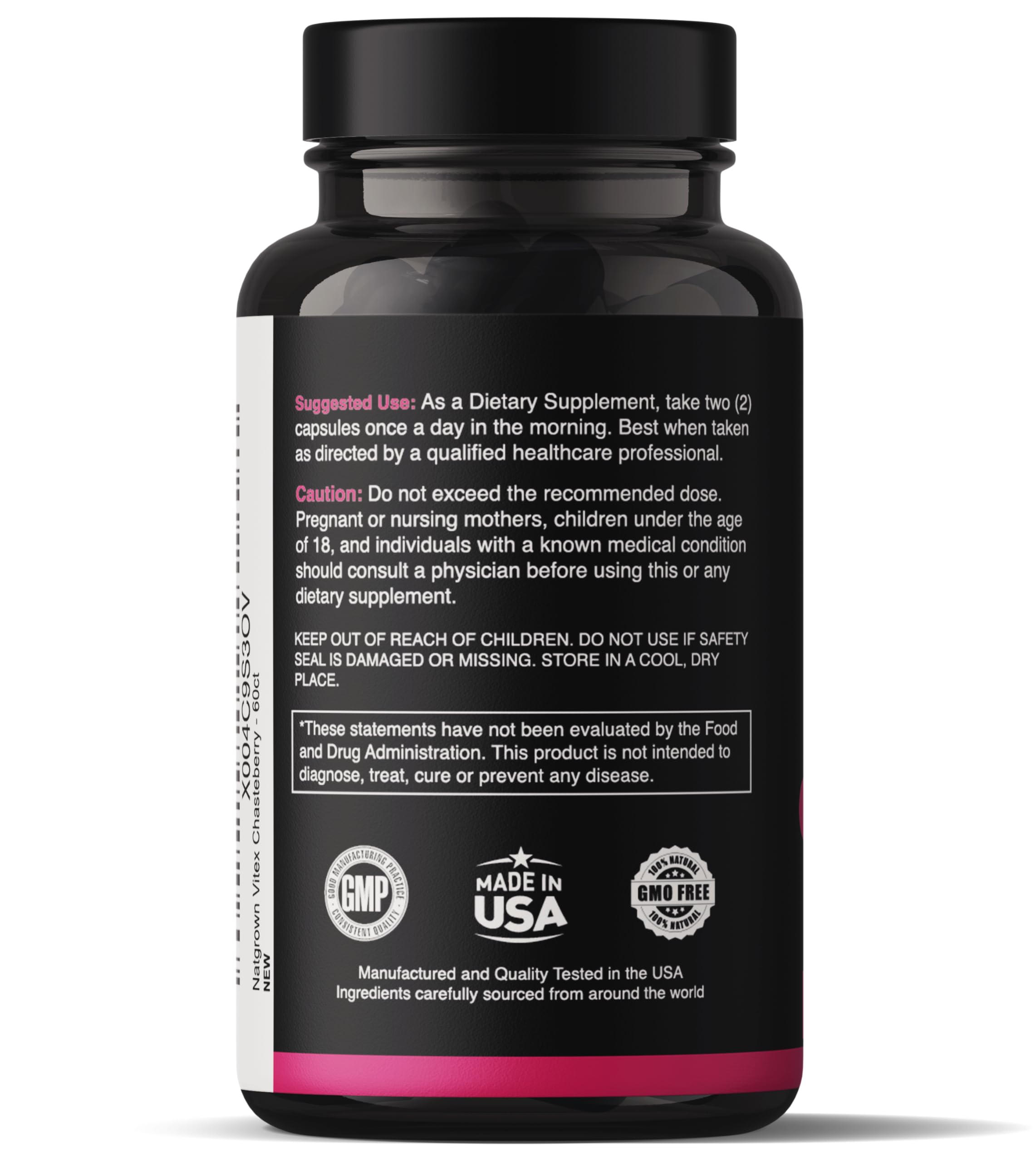 Natgrown Vitex Chasteberry Capsules close-up of capsules
