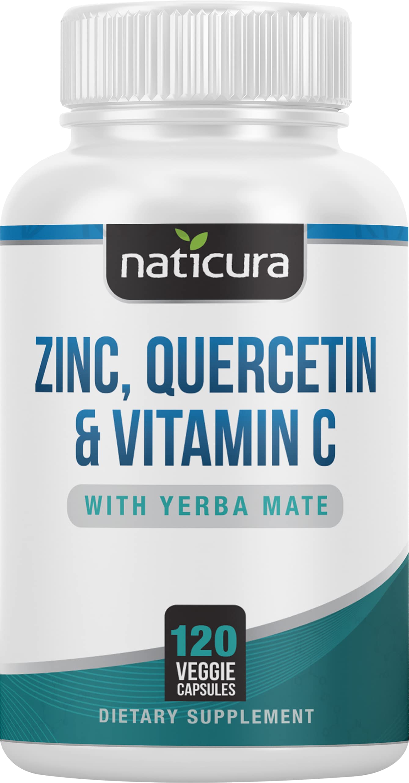 Naticura Zinc Supplement 118g front view with capsule bottle
