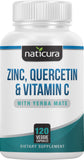 Naticura Zinc Supplement 118g front view with capsule bottle