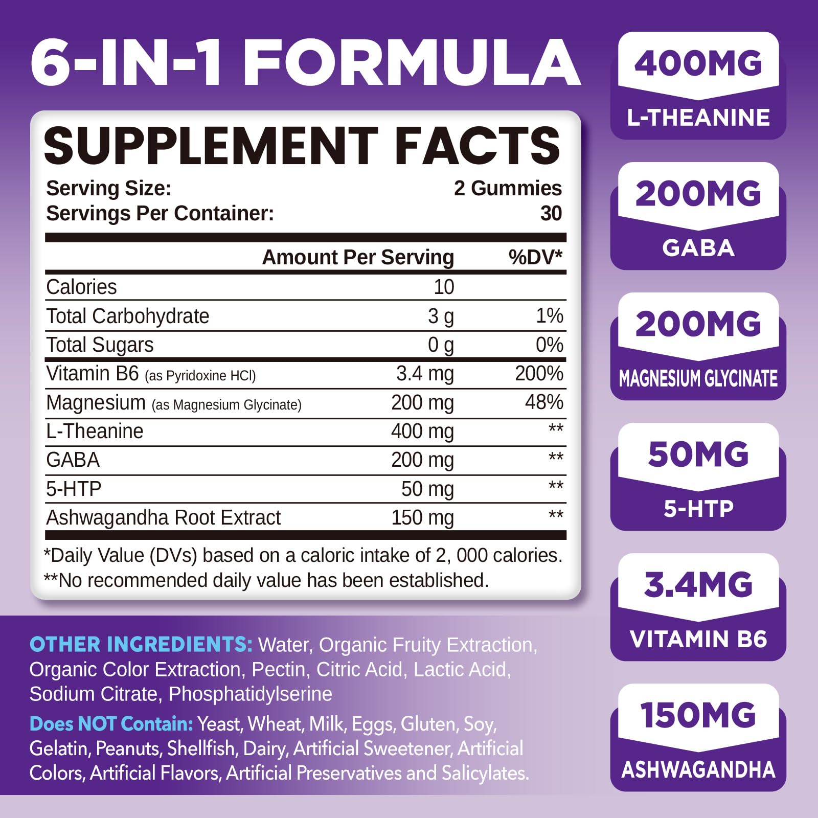 NATISLAND 5-HTP Gummies showing natural blueberry flavour