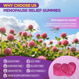 NATISLAND Black Cohosh Menopause Gummies displayed with herbs