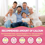 NATISLAND Calcium Citrate Gummies with Vitamin D3 and K2