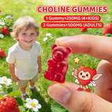 NATISLAND Choline Gummies nutritional information label